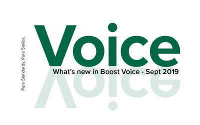What’s New in Boost Voice in September 2019