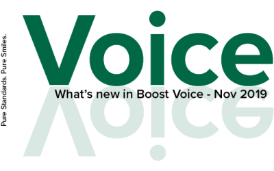 What’s New in Boost Voice in November 2019
